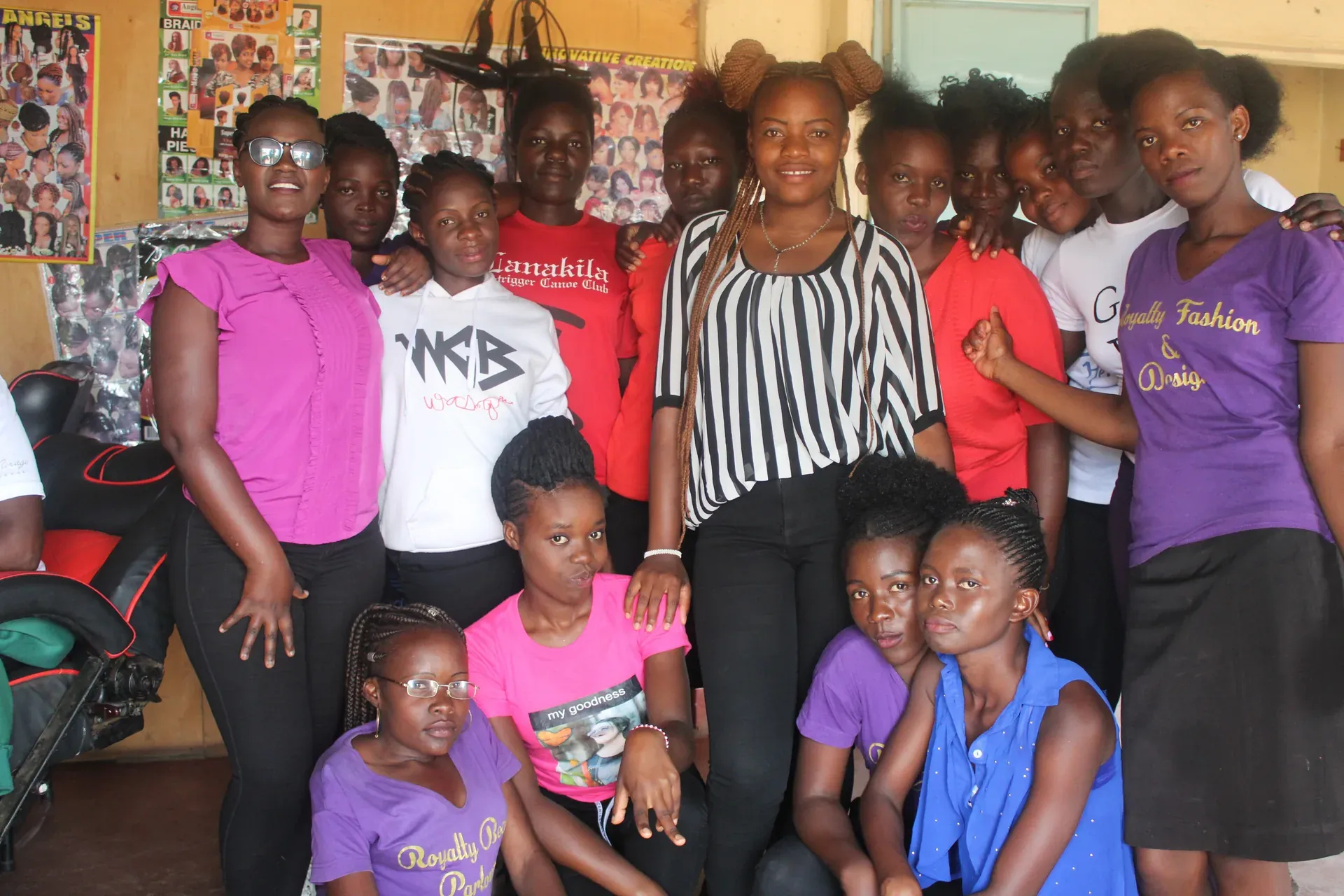 Young women participating in apprenticeship training